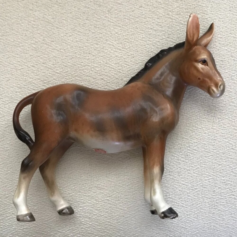 Vintage Ceramic "Lefton's" Donkey/Mule figurine